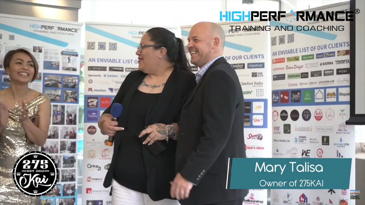 Mary Talisa of 275KAI, who won the Client of the Year 2020 award for the Hospitality Industry